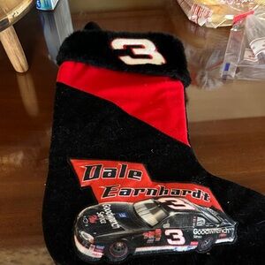 Black and Red Racing Stocking